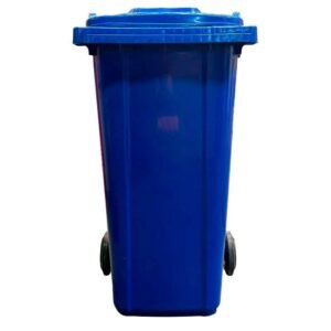 Contenedor de basura plástico 240 litros color Azul - Industrial Partner