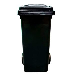 Contenedor de basura plástico 240 litros color Gris Oscuro - Industrial Partner