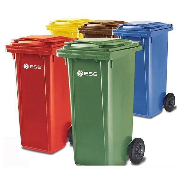 Contenedor de basura plástico 120 litros origen Alemán