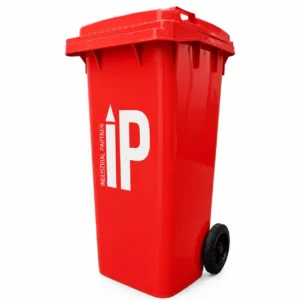Basurero de 120 Lts rojo