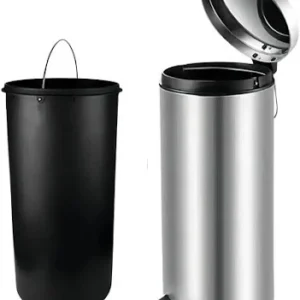 Basurero Acero Inoxidable Capacidad 30 Litros